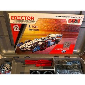 Erector 27 in 1 Championship Race Car Building Kit NIB
